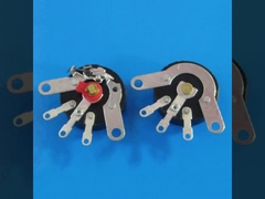 Potenciómetro rotatorio de película de carbono lineal de 12 mm RV12 con interruptor