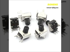 RV09 Potenciómetro de película de carbono giratorio de 10K de giro único