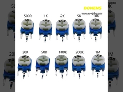 RM065 202 Resistencia Variable Azul Blanco Horizontal WH06-2 2K Potenciómetro